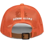 Cotton Peace Wreath Trucker Hat Orange-1