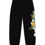 DT Floral Logo Sweatpant Black