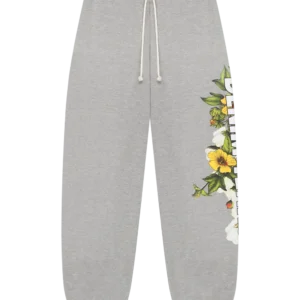 DT Floral Logo Sweatpant Grey