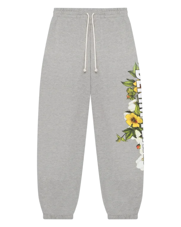 DT Floral Logo Sweatpant Grey