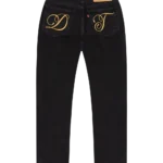 DT Metallic Gold Script 501 Black