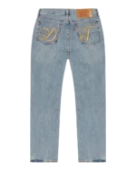 DT Metallic Gold Script 501 Light Wash-1