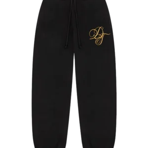 DT Metallic Gold Script Sweatpant