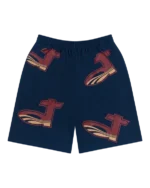 DT Pique Shorts Blue-1