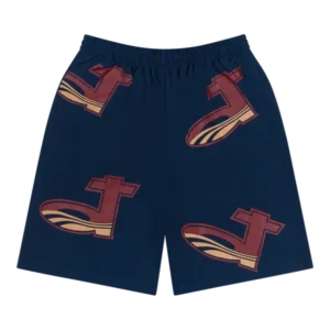 DT Pique Shorts Blue-1
