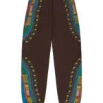 Dashiki Trompe L’oeil Sweatpants Brown