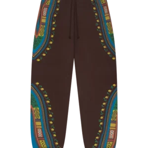 Dashiki Trompe L’oeil Sweatpants Brown