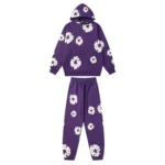 Denim Tear The Cotton Wreath Purple Tracksuit
