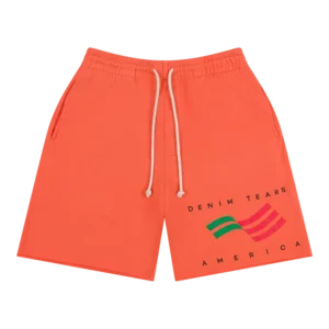 Denim Tears America Sportswear Shorts Orange