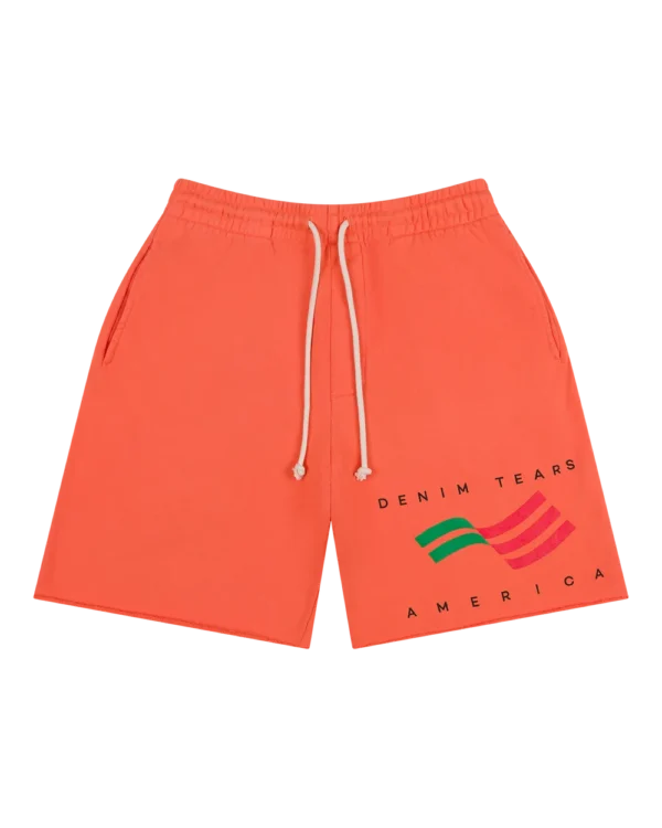 Denim Tears America Sportswear Shorts Orange