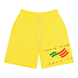Denim Tears America Sportswear Shorts Yellow
