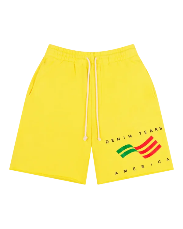 Denim Tears America Sportswear Shorts Yellow