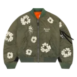 Denim Tears X Delicate Unit Bomber Jacket Green