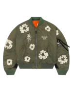 Denim Tears X Delicate Unit Bomber Jacket Green
