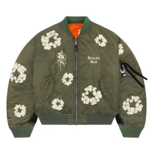Denim Tears X Delicate Unit Bomber Jacket Green