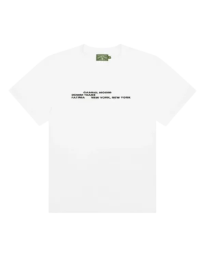 Denim Tears X Gabriel Moses Tee White