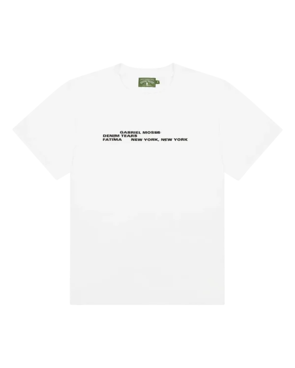 Denim Tears X Gabriel Moses Tee White