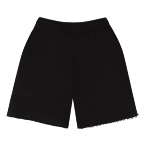 Denim University Sweat Shorts Black-1