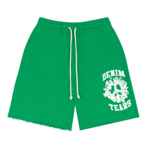 Denim University Sweat Shorts Green