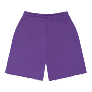 Denim University Sweat Shorts Purple-1