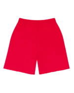 Denim University Sweat Shorts Red-1