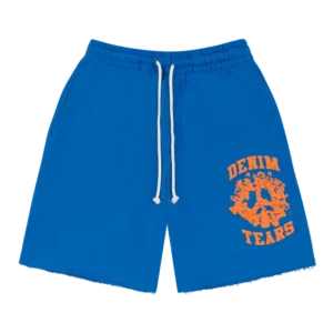 Denim University Sweat Shorts Royal Blue