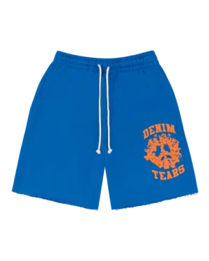 Denim University Sweat Shorts Royal Blue