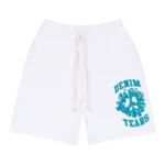 Denim University Sweat Shorts White