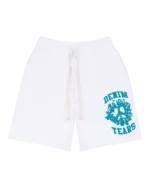 Denim University Sweat Shorts White