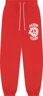Denim University Sweatpants Red