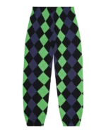 Derby Intarsia Sweatpant Green-1