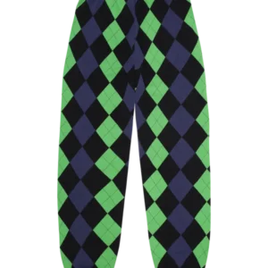 Derby Intarsia Sweatpant Green-1