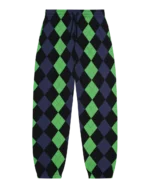 Derby Intarsia Sweatpant Green