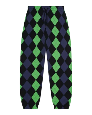 Derby Intarsia Sweatpant Green