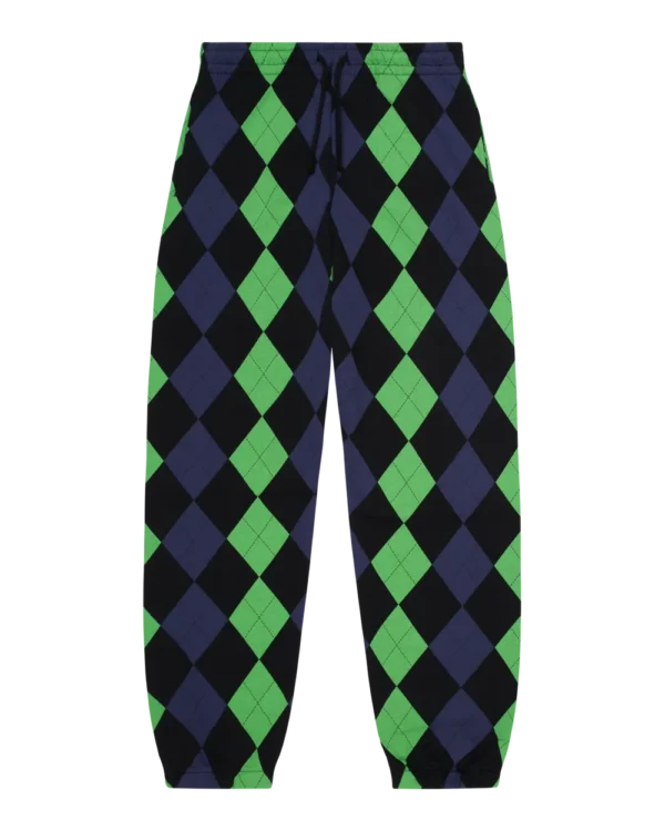Derby Intarsia Sweatpant Green