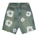 Dirty Wash Wreath Short Light Wash