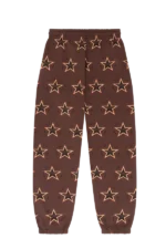 Every Tear Is A Star Sweatpants Brown-1