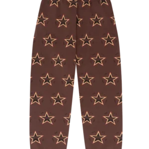 Every Tear Is A Star Sweatpants Brown-1
