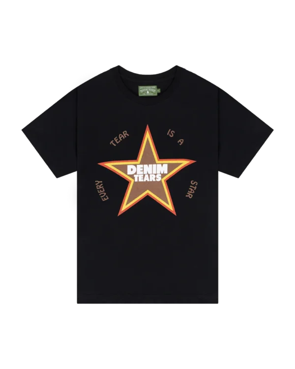 Every Tear Is A Star Tee Black