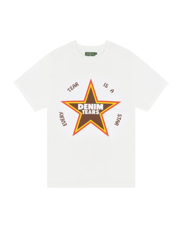 Every Tear Is A Star Tee White