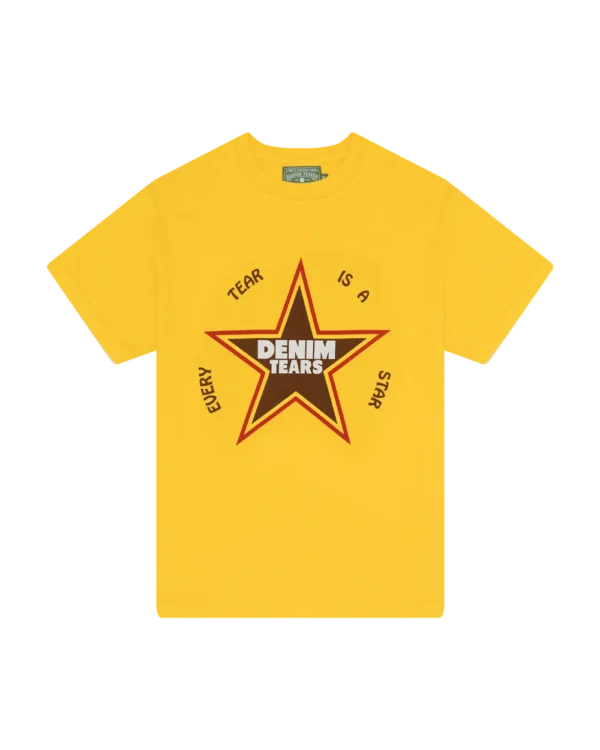 Every Tear Is A Star Tee Yellow