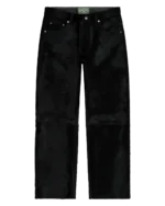 Genuine Calf Hair Pant Black