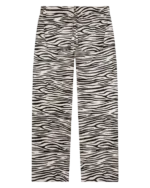 Genuine Calf Hair Pant Zebra-1