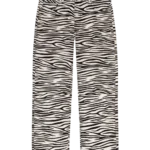 Genuine Calf Hair Pant Zebra