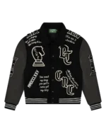 Grandmaster Varsity Jacket Black