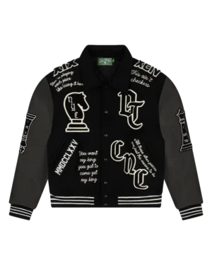 Grandmaster Varsity Jacket Black