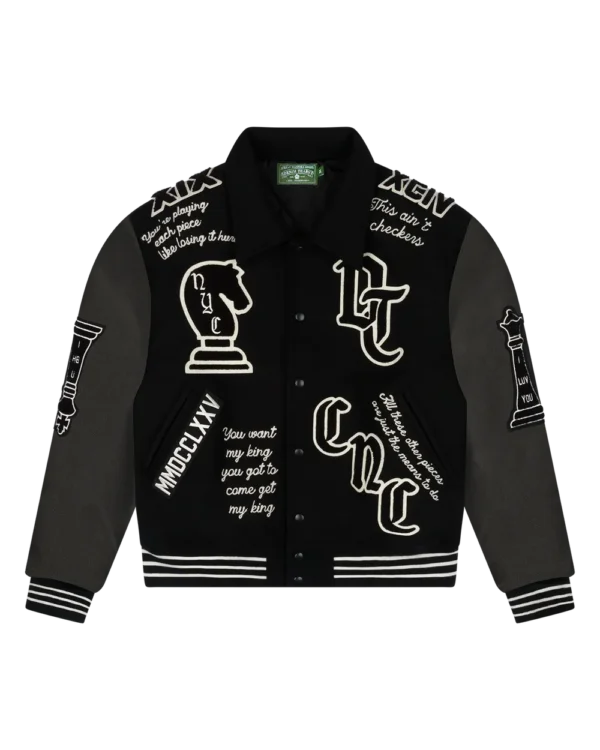 Grandmaster Varsity Jacket Black
