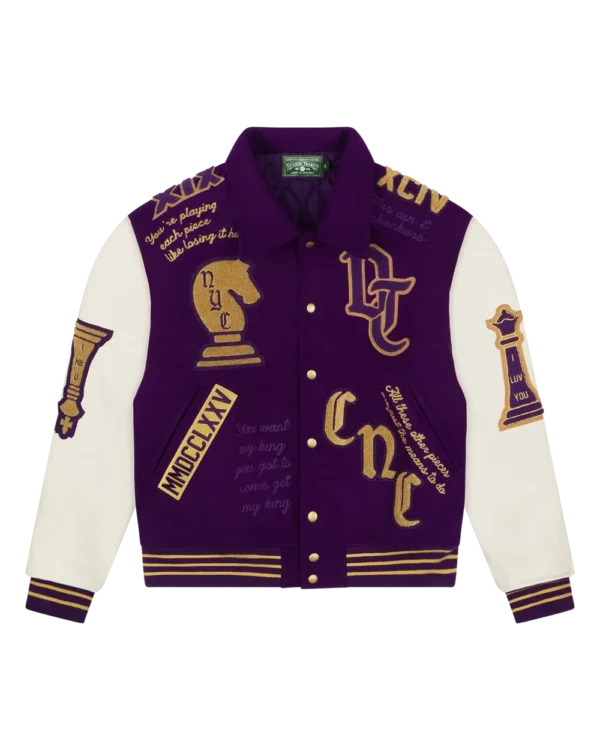 Grandmaster Varsity Jacket Purple