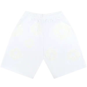 Mono Cotton Wreath Shorts White-1