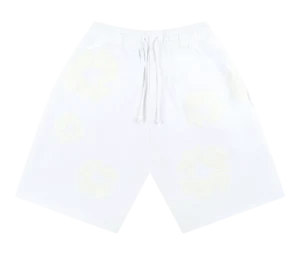 Mono Cotton Wreath Shorts White